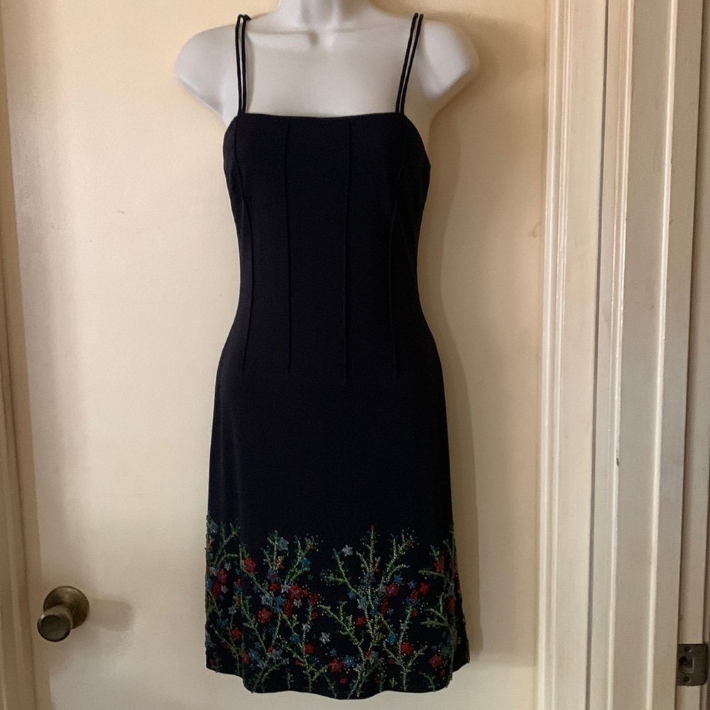 Rimini by Shaw 90’s beaded hem dress size 2